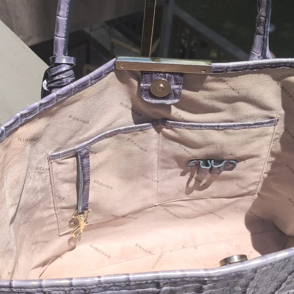 🔷EUC & HTF Brahmin Anytime Tote in Patina La Scala